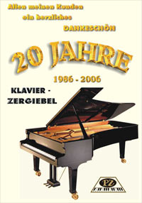 20 Jahre Jubil&auml;um